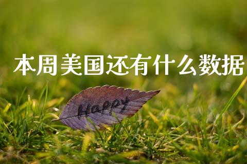 本周美国还有什么数据_https://m.jnlaobingbanjia.com_股市新闻_第1张