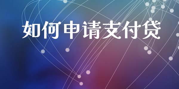 如何申请支付贷_https://m.jnlaobingbanjia.com_基金市场_第1张