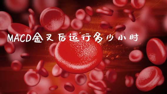 MACD金叉后运行多少小时_https://m.jnlaobingbanjia.com_股市新闻_第1张