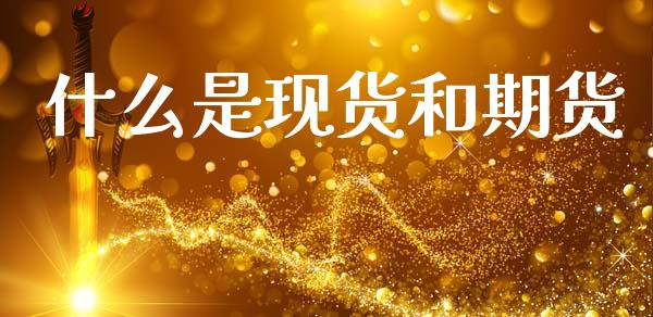 什么是现货和期货_https://m.jnlaobingbanjia.com_全球市场_第1张