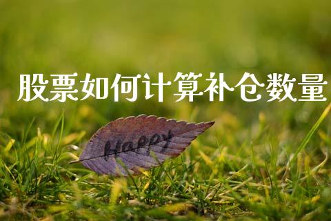 股票如何计算补仓数量_https://m.jnlaobingbanjia.com_区块链_第1张