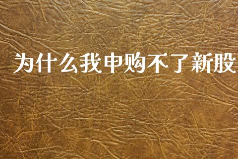 为什么我申购不了新股_https://m.jnlaobingbanjia.com_区块链_第1张