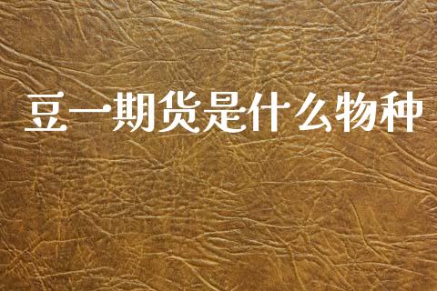 豆一期货是什么物种_https://m.jnlaobingbanjia.com_区块链_第1张