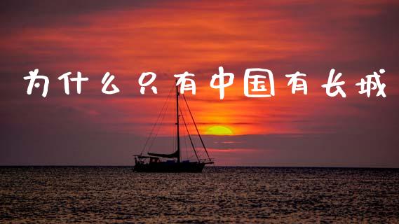为什么只有中国有长城_https://m.jnlaobingbanjia.com_金融监管_第1张