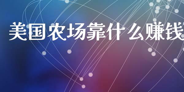 美国农场靠什么赚钱_https://m.jnlaobingbanjia.com_理财规划_第1张
