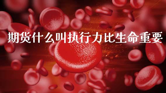 期货什么叫执行力比生命重要_https://m.jnlaobingbanjia.com_股市新闻_第1张