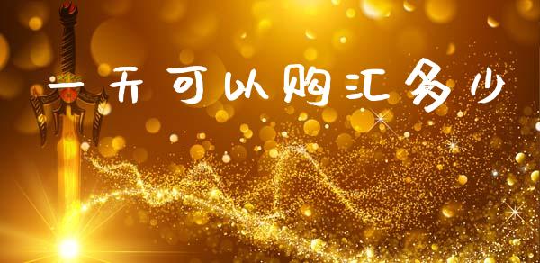 一天可以购汇多少_https://m.jnlaobingbanjia.com_全球市场_第1张