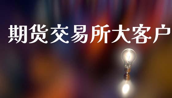 期货交易所大客户_https://m.jnlaobingbanjia.com_全球市场_第1张