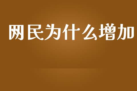 网民为什么增加_https://m.jnlaobingbanjia.com_基金市场_第1张