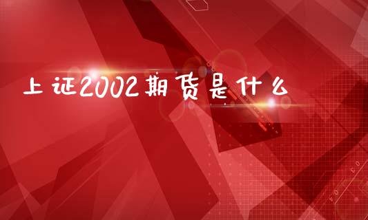 上证2002期货是什么_https://m.jnlaobingbanjia.com_基金市场_第1张