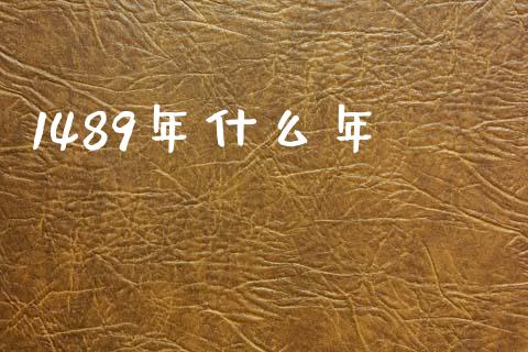 1489年什么年_https://m.jnlaobingbanjia.com_股市新闻_第1张