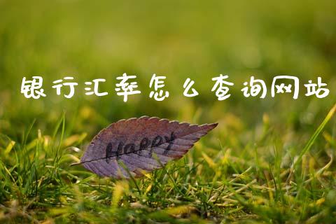 银行汇率怎么查询网站_https://m.jnlaobingbanjia.com_理财规划_第1张