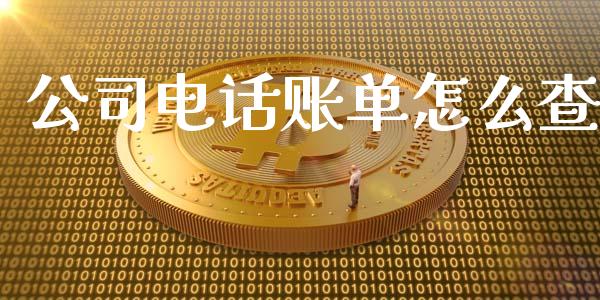 公司电话账单怎么查_https://m.jnlaobingbanjia.com_全球市场_第1张