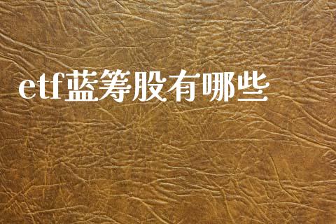 etf蓝筹股有哪些_https://m.jnlaobingbanjia.com_金融监管_第1张