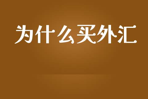 为什么买外汇_https://m.jnlaobingbanjia.com_区块链_第1张