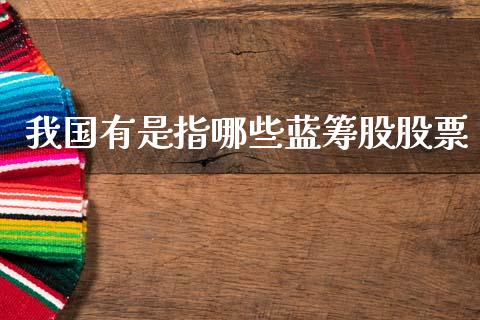 我国有是指哪些蓝筹股股票_https://m.jnlaobingbanjia.com_全球市场_第1张