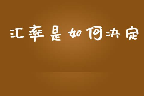 汇率是如何决定_https://m.jnlaobingbanjia.com_区块链_第1张