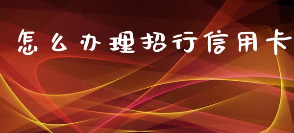 怎么办理招行信用卡_https://m.jnlaobingbanjia.com_区块链_第1张