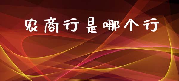 农商行是哪个行_https://m.jnlaobingbanjia.com_基金市场_第1张
