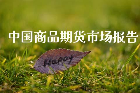 中国商品期货市场报告_https://m.jnlaobingbanjia.com_理财规划_第1张