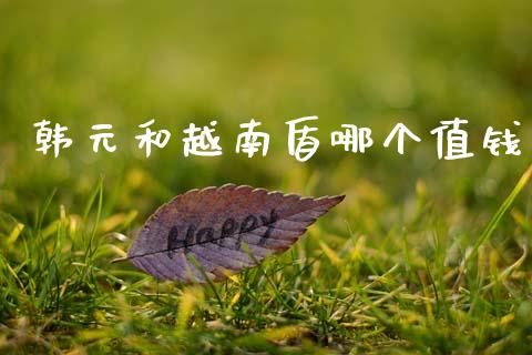 韩元和越南盾哪个值钱_https://m.jnlaobingbanjia.com_区块链_第1张