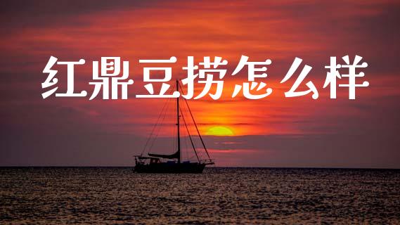 红鼎豆捞怎么样_https://m.jnlaobingbanjia.com_全球市场_第1张