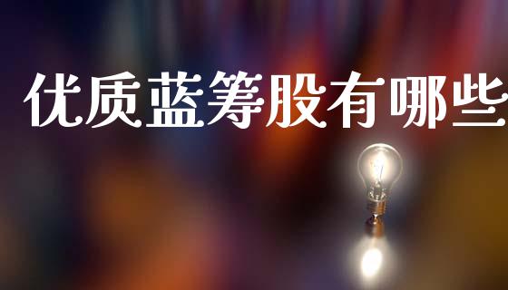 优质蓝筹股有哪些_https://m.jnlaobingbanjia.com_理财规划_第1张