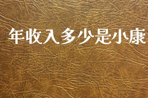 年收入多少是小康_https://m.jnlaobingbanjia.com_区块链_第1张