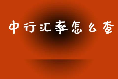 中行汇率怎么查_https://m.jnlaobingbanjia.com_股市新闻_第1张