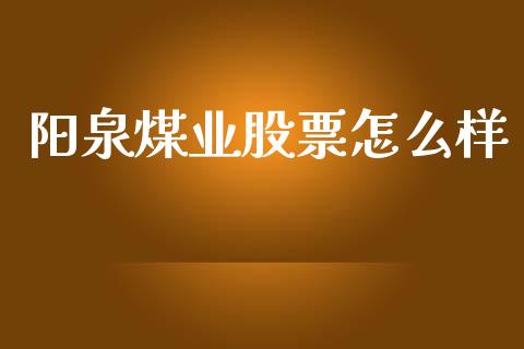 阳泉煤业股票怎么样_https://m.jnlaobingbanjia.com_区块链_第1张