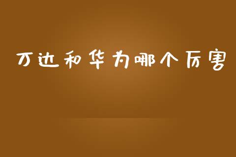 万达和华为哪个厉害_https://m.jnlaobingbanjia.com_区块链_第1张