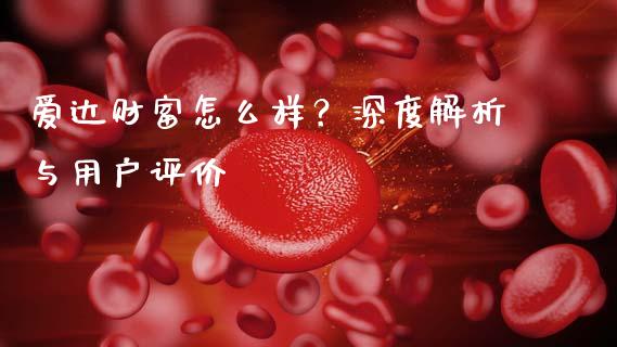 爱达财富怎么样？深度解析与用户评价_https://m.jnlaobingbanjia.com_全球市场_第1张
