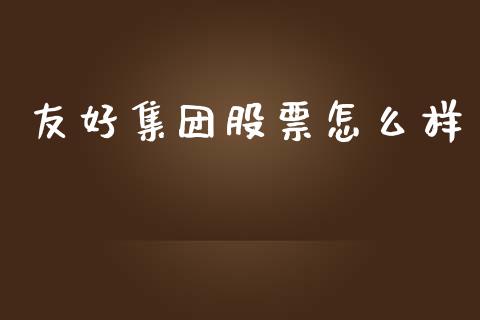 友好集团股票怎么样_https://m.jnlaobingbanjia.com_区块链_第1张