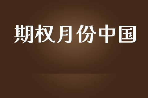 期权月份中国_https://m.jnlaobingbanjia.com_金融监管_第1张