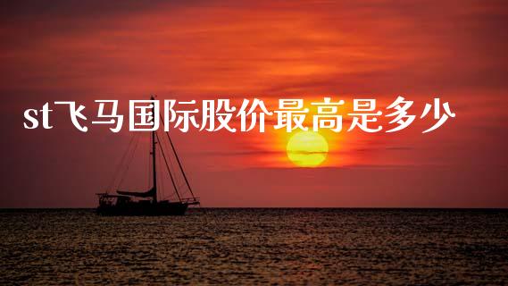 st飞马国际股价最高是多少_https://m.jnlaobingbanjia.com_股市新闻_第1张