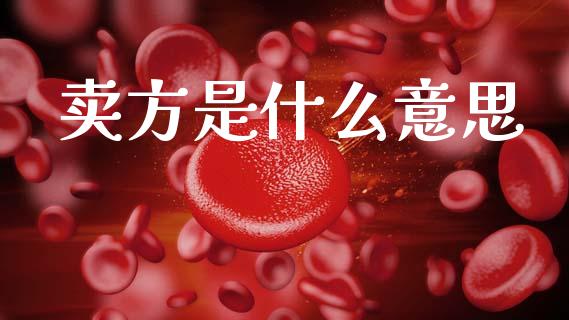 卖方是什么意思_https://m.jnlaobingbanjia.com_理财规划_第1张