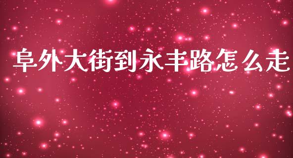 阜外大街到永丰路怎么走_https://m.jnlaobingbanjia.com_股市新闻_第1张