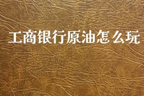 工商银行原油怎么玩_https://m.jnlaobingbanjia.com_理财规划_第1张