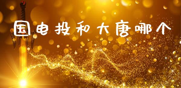 国电投和大唐哪个_https://m.jnlaobingbanjia.com_股市新闻_第1张