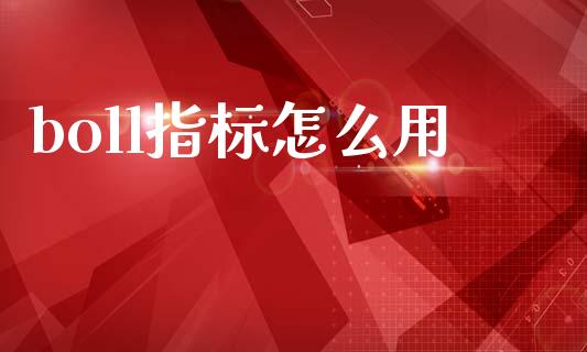 boll指标怎么用_https://m.jnlaobingbanjia.com_金融监管_第1张