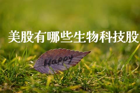美股有哪些生物科技股_https://m.jnlaobingbanjia.com_理财规划_第1张