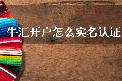 牛汇开户怎么实名认证_https://m.jnlaobingbanjia.com_全球市场_第1张