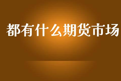都有什么期货市场_https://m.jnlaobingbanjia.com_基金市场_第1张