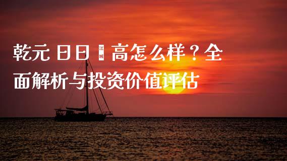 乾元 日日鑫高怎么样？全面解析与投资价值评估_https://m.jnlaobingbanjia.com_区块链_第1张