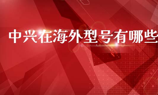 中兴在海外型号有哪些_https://m.jnlaobingbanjia.com_区块链_第1张