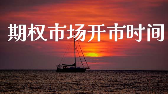 期权市场开市时间_https://m.jnlaobingbanjia.com_基金市场_第1张