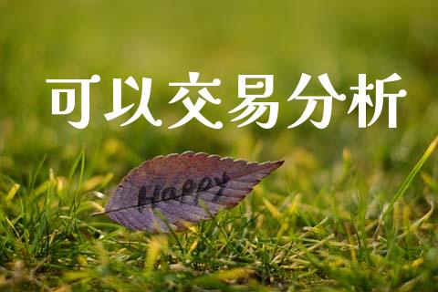 可以交易分析_https://m.jnlaobingbanjia.com_金融监管_第1张