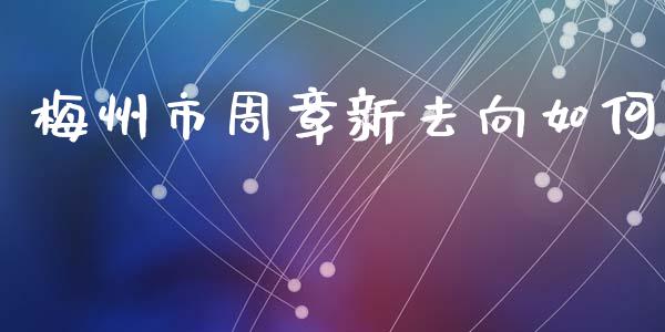 梅州市周章新去向如何_https://m.jnlaobingbanjia.com_全球市场_第1张
