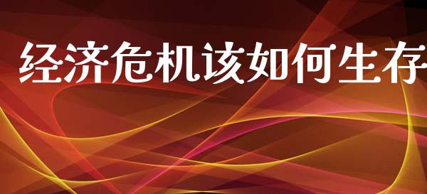 经济危机该如何生存_https://m.jnlaobingbanjia.com_理财规划_第1张