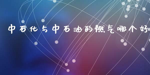 中石化与中石油的燃气哪个好_https://m.jnlaobingbanjia.com_全球市场_第1张